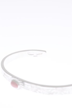 画像3:   Taro Washimi タロウ ワシミ 鷲見太郎 Ｍ arabesque design 5mm bangle/珊瑚 5×7/5×7 cup {-BAA}  :WT-202112-28-F 