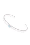   Taro Washimi タロウ ワシミ 鷲見太郎 Ｍ arabesque design 5mm bangle/turquoise 5×7/5×7 cup {-BAA}  :WT-202112-29-F 