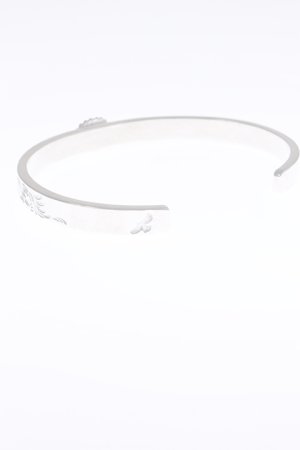 画像5:  {SOLD} Taro Washimi タロウ ワシミ 鷲見太郎 Ｍ arabesque design 5mm bangle/turquoise 5×7/5×7 cup {-BAA}  :WT-202112-29-F 