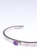 画像3: {SOLD}Taro Washimi タロウ ワシミ 鷲見太郎 Ｍ arabesque design 5mm bangle/amethyst5×7/5×7 cup{-BAA} (3)