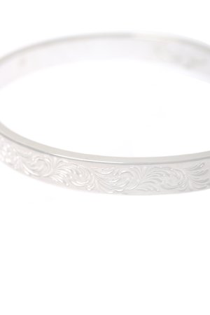 画像5:   Taro Washimi タロウ ワシミ 鷲見太郎 Ｍ arabesque design 5mm bangle／rainbow topaz {-BCA}  :WT-202308-01-F 