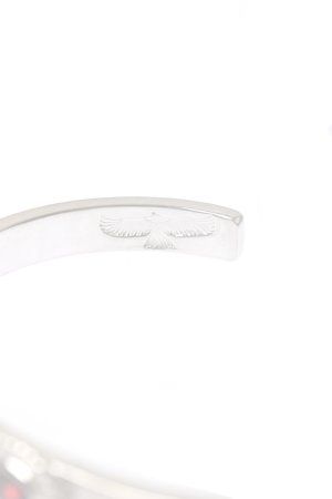 画像3:   Taro Washimi タロウ ワシミ 鷲見太郎 Ｍ arabesque design 5mm bangle／CUT GARNET {-BCA}  :WT-202308-02-F 