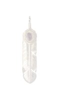   Taro Washimi タロウ ワシミ 鷲見太郎 M K18 feather／CUT GARNET／K18 heart feather {-BCA}  :WT-202308-04-F 