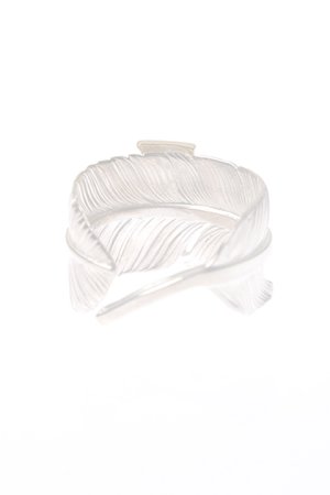 画像2:   Taro Washimi タロウ ワシミ 鷲見太郎 L old feather ring／K18 big thunder {-BCA}  :WT-202308-09-F 