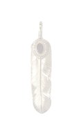   Taro Washimi タロウ ワシミ 鷲見太郎 M K18 feather／CUT GARNET／K18 heart feather {-BCA}  :WT-202308-11-F 