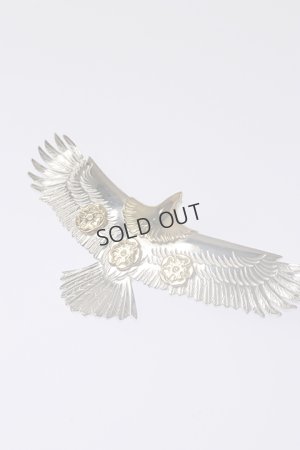 画像3: {SOLD}Taro Washimi タロウ ワシミ 鷲見太郎 eagle eg-03/K18・925/S K18 flower metal×3{-BCA}