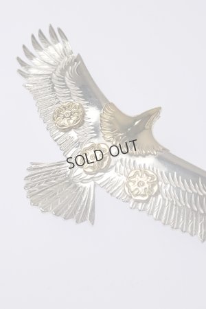 画像6: {SOLD}Taro Washimi タロウ ワシミ 鷲見太郎 eagle eg-03/K18・925/S K18 flower metal×3{-BCA}