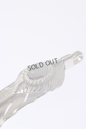 画像3: {SOLD}Taro Washimi タロウ ワシミ 鷲見太郎 《under bar限定ムーンストーン仕様》L arabesque flight feather 01/L flight heart feather 01/MOON STONE{-BCA}