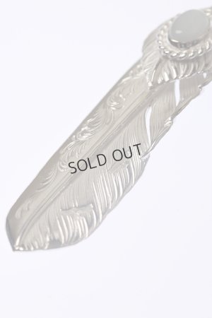 画像4: {SOLD}Taro Washimi タロウ ワシミ 鷲見太郎 《under bar限定ムーンストーン仕様》L arabesque flight feather 01/L flight heart feather 01/MOON STONE{-BCA}