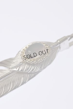 画像3: {SOLD}Taro Washimi タロウ ワシミ 鷲見太郎 《under bar限定ムーンストーン仕様》L flight feather 02/L flight heart feather 02/MOON STONE/K18 cup{-BCA}