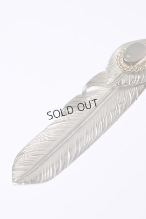 画像4: {SOLD}Taro Washimi タロウ ワシミ 鷲見太郎 《under bar限定ムーンストーン仕様》L flight feather 02/L flight heart feather 02/MOON STONE/K18 cup{-BCA}