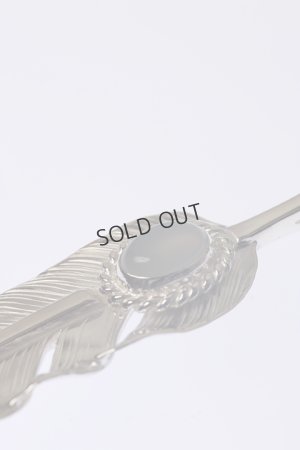 画像3: {SOLD}Taro Washimi タロウ ワシミ 鷲見太郎 《under bar限定ムーンストーン仕様》L old feather 01/MOON STONE{-BCA}