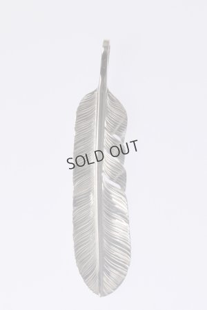 画像2: {SOLD}Taro Washimi タロウ ワシミ 鷲見太郎 《under bar限定ムーンストーン仕様》L old feather 02/MOON STONE{-BCA}