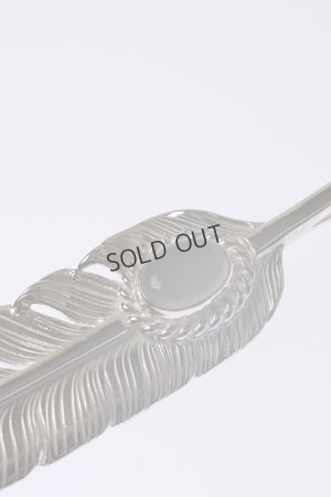 画像3: {SOLD}Taro Washimi タロウ ワシミ 鷲見太郎 《under bar限定ムーンストーン仕様》L old feather 02/MOON STONE{-BCA}