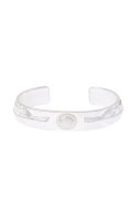   Taro Washimi タロウ ワシミ 鷲見太郎 《under bar限定ムーンストーン仕様》M plain bangle 12mm/S feather 01/S feather 02/MOON STONE/K18 cup {-BCA}  :WT-202310-25-F 