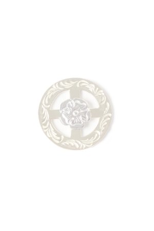 画像1:   Taro Washimi タロウ ワシミ 鷲見太郎 唐草 K18 medicine wheel/S Pt900 flower metal {-BES}  {E-08}  :WT-202504_08-F 
