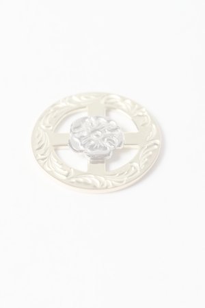 画像3:   Taro Washimi タロウ ワシミ 鷲見太郎 唐草 K18 medicine wheel/S Pt900 flower metal {-BES}  {E-08}  :WT-202504_08-F 