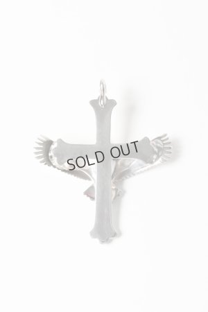 画像2: {SOLD}Taro Washimi タロウ ワシミ 鷲見太郎 cross pendant/eagle eg-02/K18・925 {-BES}{E-09}