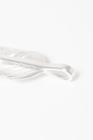 画像6:  {SOLD} Taro Washimi タロウ ワシミ 鷲見太郎 L arabesque flight feather 01/S K18 flower metal/ruby 2mm {-BES}  {E-21}  :WT-202504_21-F 