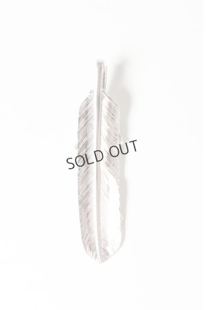 画像2: {SOLD}Taro Washimi タロウ ワシミ 鷲見太郎 L arabesque flight feather 02/eagle claw pendant 02/S K18 flower metal/diamond 2mm{-BES}{E-24}