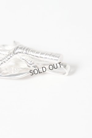 画像6: {SOLD}Taro Washimi タロウ ワシミ 鷲見太郎 L arabesque flight feather 02/eagle claw pendant 02/S K18 flower metal/diamond 2mm{-BES}{E-24}