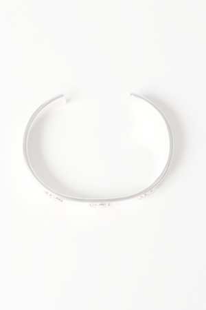 画像2:   Taro Washimi タロウ ワシミ 鷲見太郎 M plain bangle 12mm/M K18 flower metal×3個 {-BES}  {E-27}  :WT-202504_27-F 