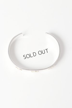 画像2: Taro Washimi タロウ ワシミ 鷲見太郎 M plain bangle 12mm/M K18 flower metal×3個{-BES}{E-27}