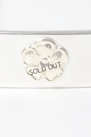 画像4: Taro Washimi タロウ ワシミ 鷲見太郎 M plain bangle 12mm/M K18 flower metal×3個{-BES}{E-27}