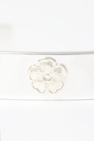 画像4:  {SOLD} Taro Washimi タロウ ワシミ 鷲見太郎 M plain bangle 12mm/M K18 flower metal {-BES}  {E-28}  :WT-202504_28-F 