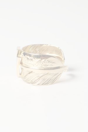 画像3:  {SOLD} Taro Washimi タロウ ワシミ 鷲見太郎 18K L arabesque flight feather ring/18K Thunder Opal  {-BES}  {E-48}  :WT-202504_48-19 