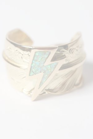 画像4:  {SOLD} Taro Washimi タロウ ワシミ 鷲見太郎 18K L arabesque flight feather ring/18K Thunder Opal  {-BES}  {E-48}  :WT-202504_48-19 