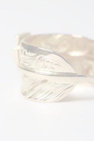 画像5:  {SOLD} Taro Washimi タロウ ワシミ 鷲見太郎 18K L arabesque flight feather ring/18K Thunder Opal  {-BES}  {E-48}  :WT-202504_48-19 