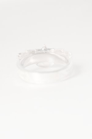 画像3:  {SOLD} Taro Washimi タロウ ワシミ 鷲見太郎 eg-05(SV925) SV925 arabesque mountain 5mm ring/diamond 2mm {-BEA}  :WT-202511_02-19 