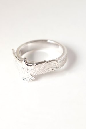 画像5: Taro Washimi タロウ ワシミ 鷲見太郎 eg-05(SV925) SV925 arabesque mountain 5mm ring/diamond 2mm{-BEA}