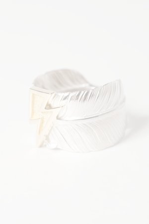 画像2:  {SOLD} Taro Washimi タロウ ワシミ 鷲見太郎 L old feather ring 02/K18 big thunder {-BEA}  :WT-202511_03-17 