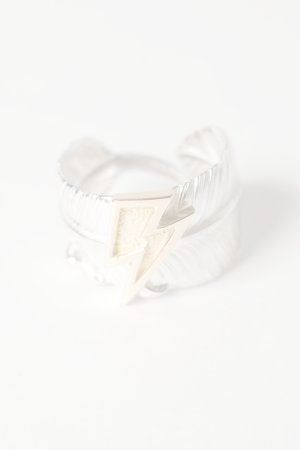 画像5:  {SOLD} Taro Washimi タロウ ワシミ 鷲見太郎 L old feather ring 02/K18 big thunder {-BEA}  :WT-202511_03-17 