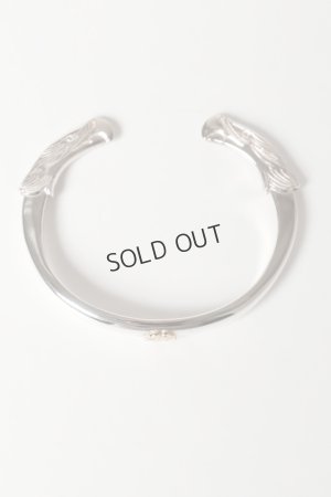 画像3: {SOLD}Taro Washimi タロウ ワシミ 鷲見太郎 M eagle bangle/S K18 flower metal{-BEA}