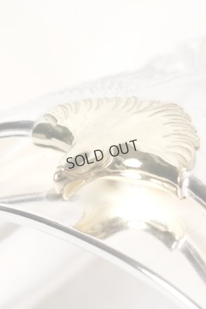 画像5: {SOLD} 【☆超激レア】鷲見太郎氏の手彫りアラベスク 世界オンリーワンアイテム  Taro Washimi タロウ ワシミ 鷲見太郎 eagle eg-03/K18・925 bangle with K24 arabesque design