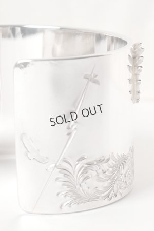 画像7: {SOLD} 【☆超激レア】鷲見太郎氏の手彫りアラベスク 世界オンリーワンアイテム  Taro Washimi タロウ ワシミ 鷲見太郎 eagle eg-03/K18・925 bangle with K24 arabesque design
