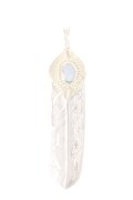   Taro Washimi タロウ ワシミ 鷲見太郎 opal × K18 cup(6×8) × L flight heart feather 02 × L arabesque flight feather 02 {WT-PENDANT-57-AIA}  :WT-BRACELET-57-F 