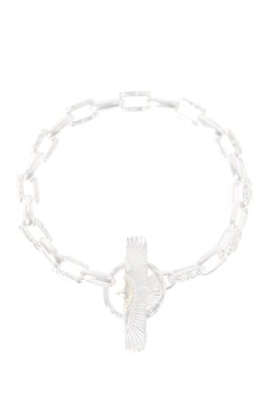 画像1:   Taro Washimi タロウ ワシミ 鷲見太郎 eagle eg-04 /K18・925 SV bracelet {1E4B-YGSV-BJS}  :WT-BRACELET-69-F 