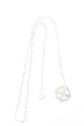   Taro Washimi タロウ ワシミ 鷲見太郎 M K18 eagle metal × thunder hook medicine wheel chain K 50cm {-BJS}  :WT-NECKLACE-7-F 