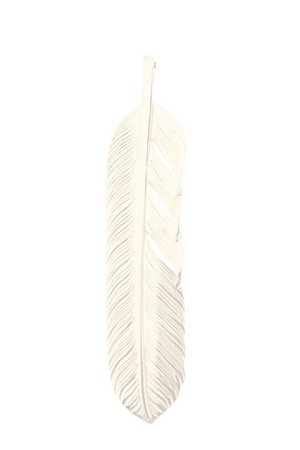 画像1:  {SOLD} Taro Washimi タロウ ワシミ 鷲見太郎 L K18 flight feather 01 {1FFL01-YG-BJS}  :WT-PENDANT-106-F 