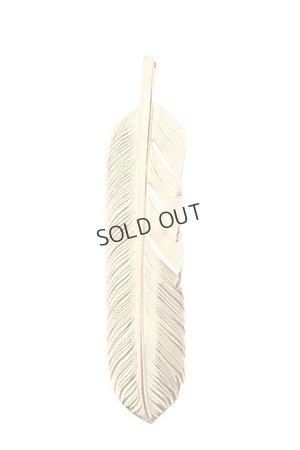 画像1: {SOLD}Taro Washimi タロウ ワシミ 鷲見太郎 L K18 flight feather 01{1FFL01-YG-BJS}