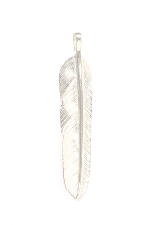 画像2:  {SOLD} Taro Washimi タロウ ワシミ 鷲見太郎 M K18 flight feather 01 {-BJS}  :WT-PENDANT-107-F 