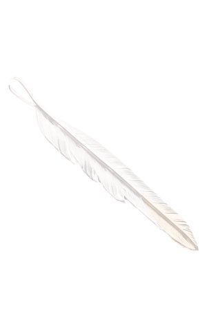 画像3:  {SOLD} Taro Washimi タロウ ワシミ 鷲見太郎 L flight feather K18 top 01 {1FFL01-TYG-BJS}  :WT-PENDANT-117-F 