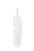   Taro Washimi タロウ ワシミ 鷲見太郎 eagle claw pendant 02 × L flight feather K18 top 02 {-BJS}  :WT-PENDANT-124-F 