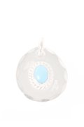   Taro Washimi タロウ ワシミ 鷲見太郎 turquoise × cup(6×8) S metal {-AIA}  :WT-PENDANT-13-F 