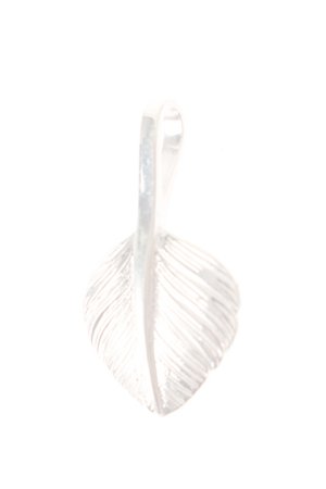 画像1:   Taro Washimi タロウ ワシミ 鷲見太郎 M heart feather 01 {1HFM01-AIA}  :WT-PENDANT-19-F 