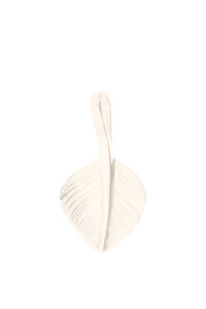 画像2:   Taro Washimi タロウ ワシミ 鷲見太郎 M K18 heart feather 02 {1HFM02-YG-BJS}  :WT-PENDANT-22-F 